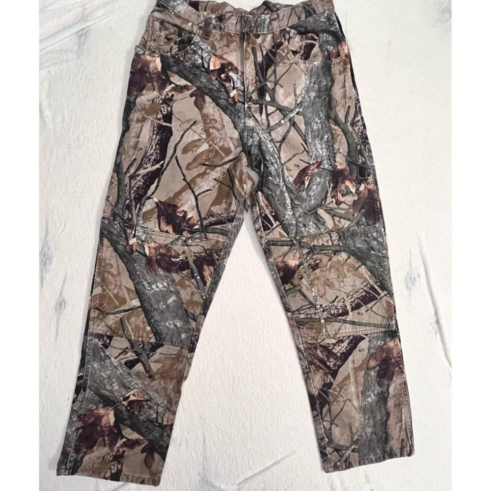 Wrangler Authentic Jeans‎ Men's Camo Hunting Pants Size 34x32 Cotton Realtree